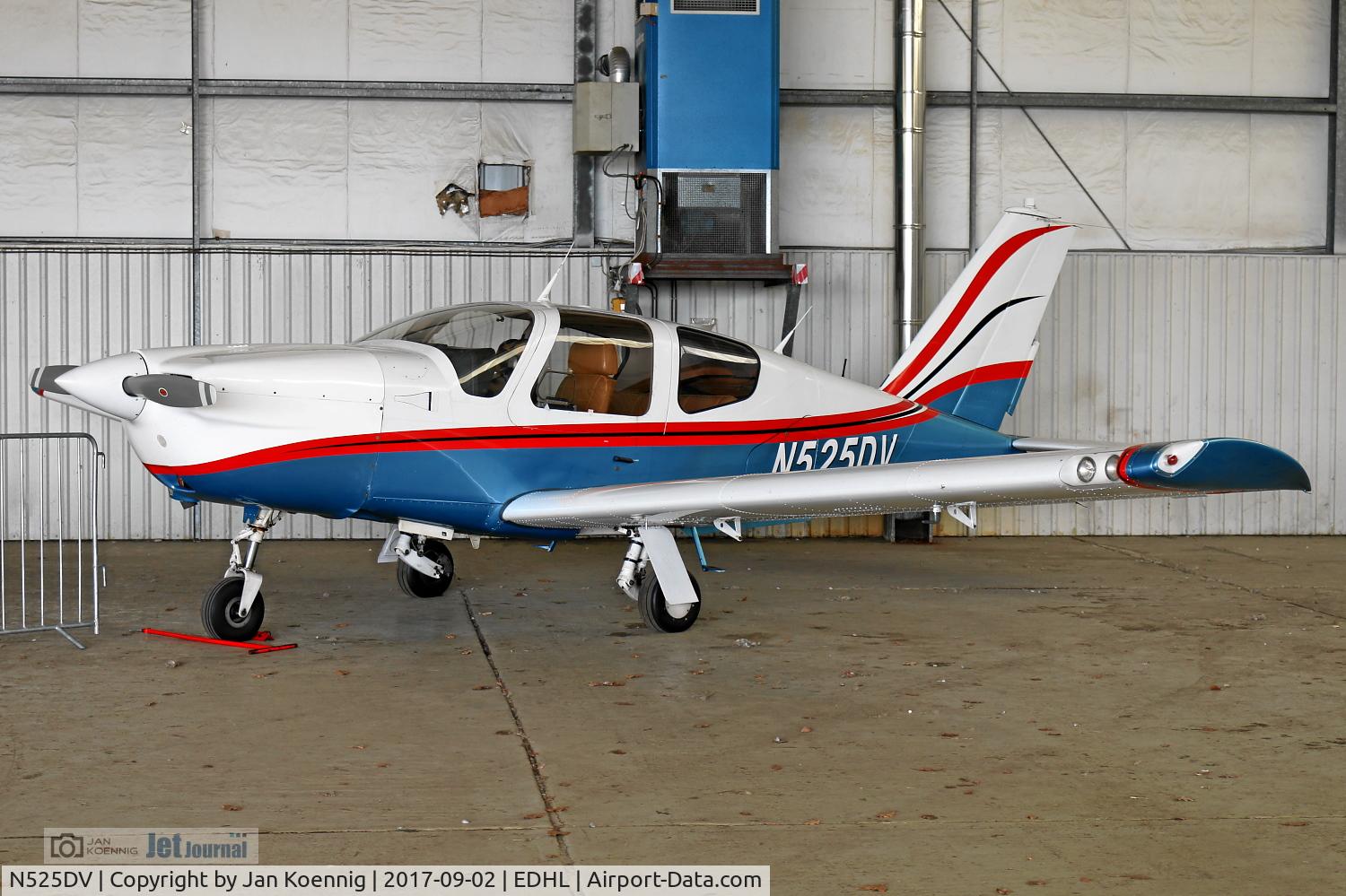 N525DV, 1987 Socata TB-20 Trinidad C/N 763, N525DV, Socata TB-20 at Luebeck Airport, September 2017