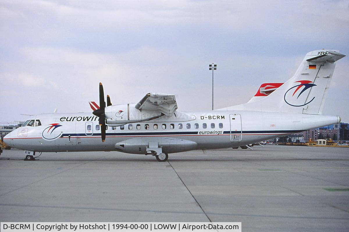 D-BCRM, 1987 ATR 42-300 C/N 038, In old Eurowings colours before Eurowings was absorbed by Lufthansa