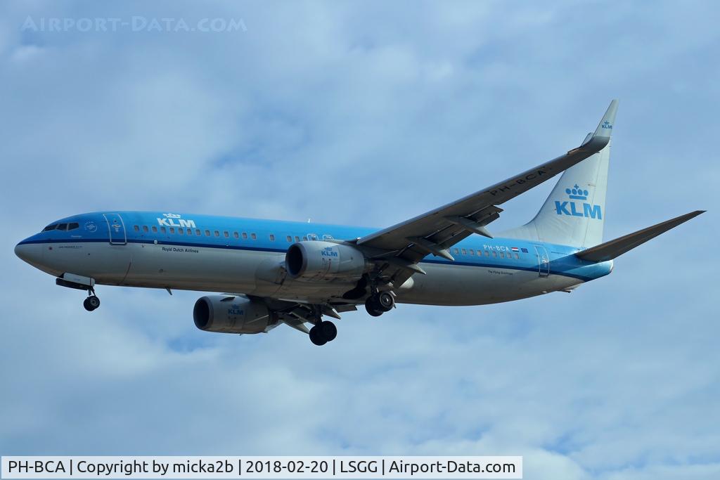 PH-BCA, 2010 Boeing 737-8K2 C/N 37820, Landing