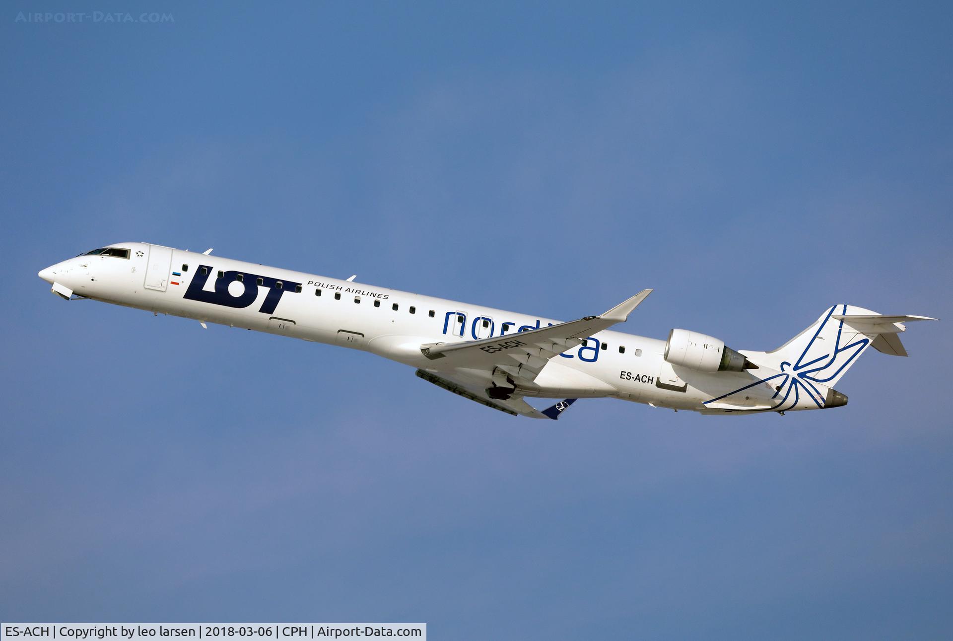 ES-ACH, 2006 Bombardier CRJ-900 (CL-600 2D24) C/N 15071, Copenhagen 6.3.2018