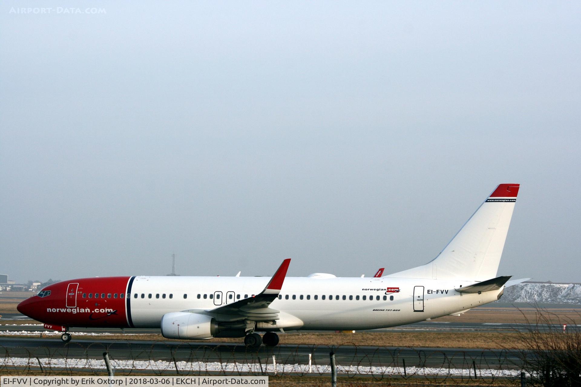 EI-FVV, 2017 Boeing 737-8JP C/N 42281, EI-FVV just landed rw 04L