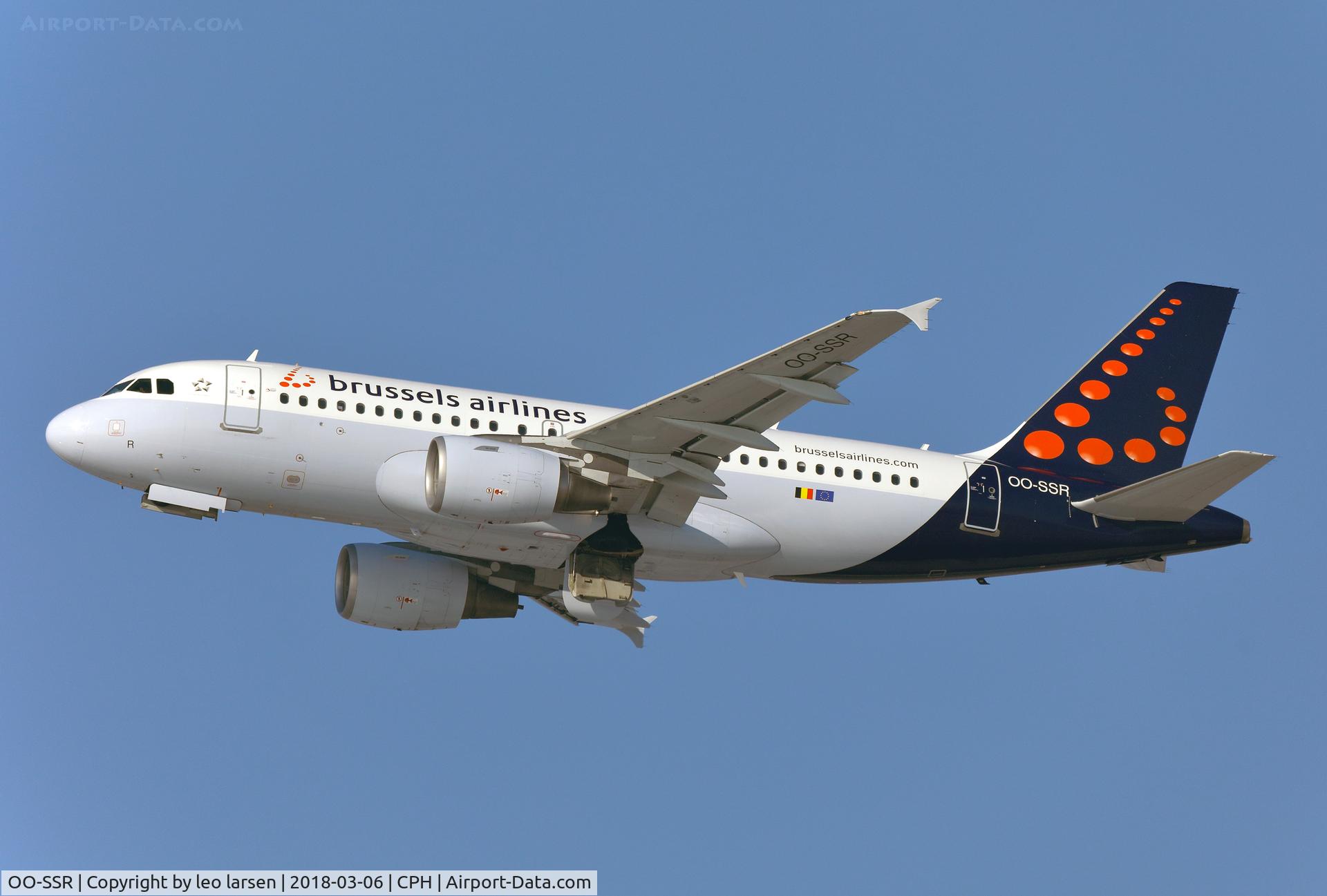 OO-SSR, 2010 Airbus A319-112 C/N 4275, Copenhagen 6.3.2018