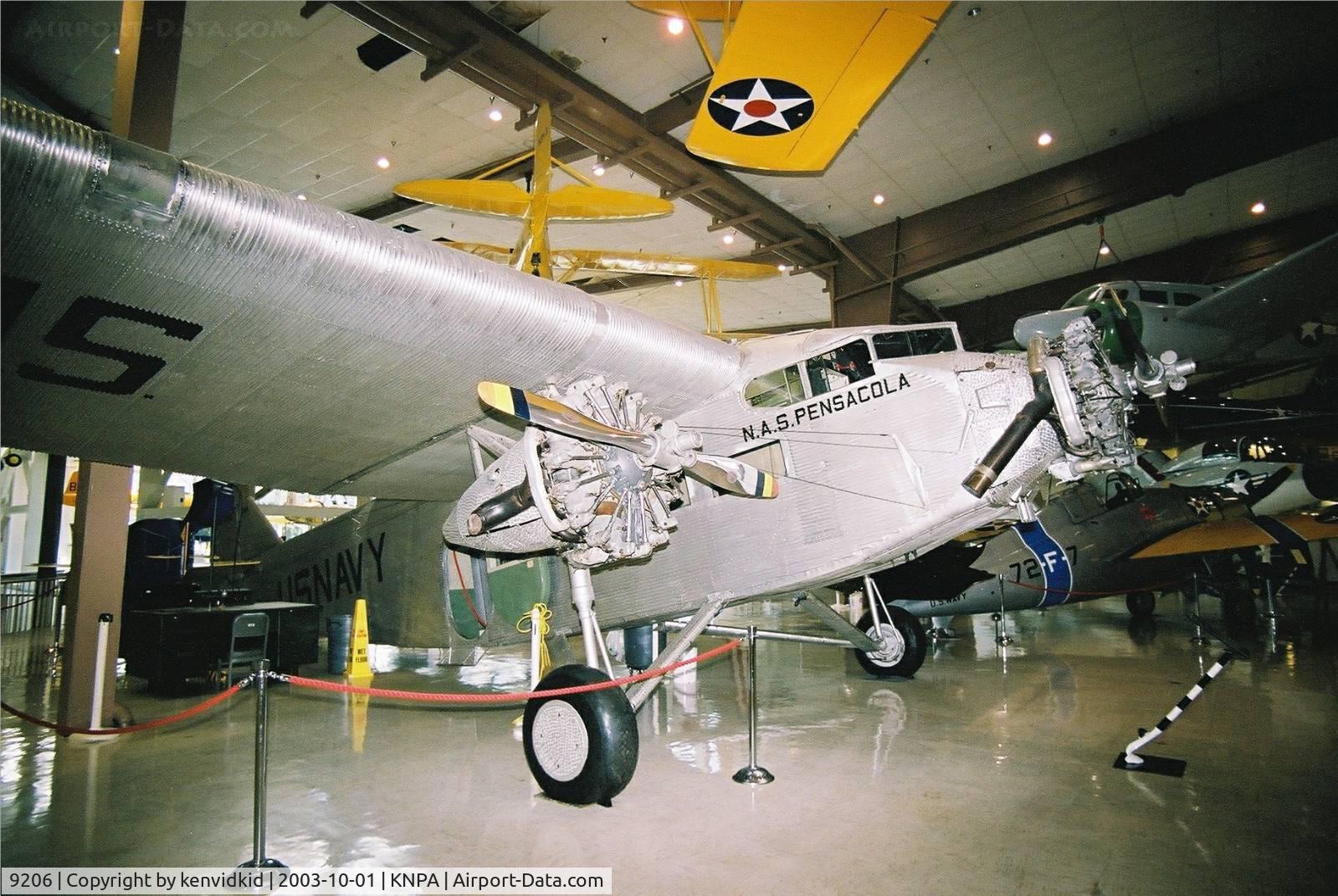 9206, Ford 4-AT-E Tri-Motor C/N 4-AT-46, On display at the Museum of Naval Aviation, Pensacola.