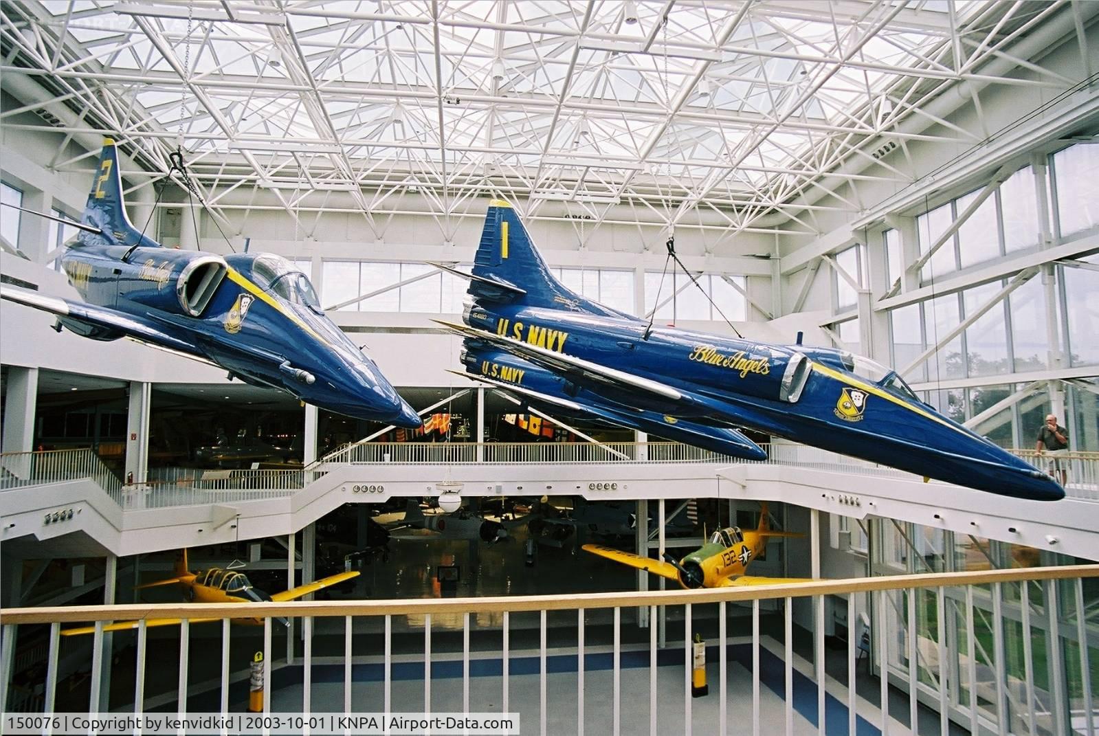 150076, Douglas A-4E Skyhawk C/N 13129, On display at the Museum of Naval Aviation, Pensacola.