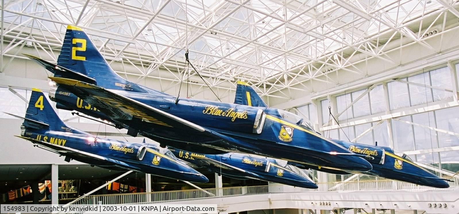 154983, Douglas A-4F Skyhawk C/N 13799, On display at the Museum of Naval Aviation, Pensacola.