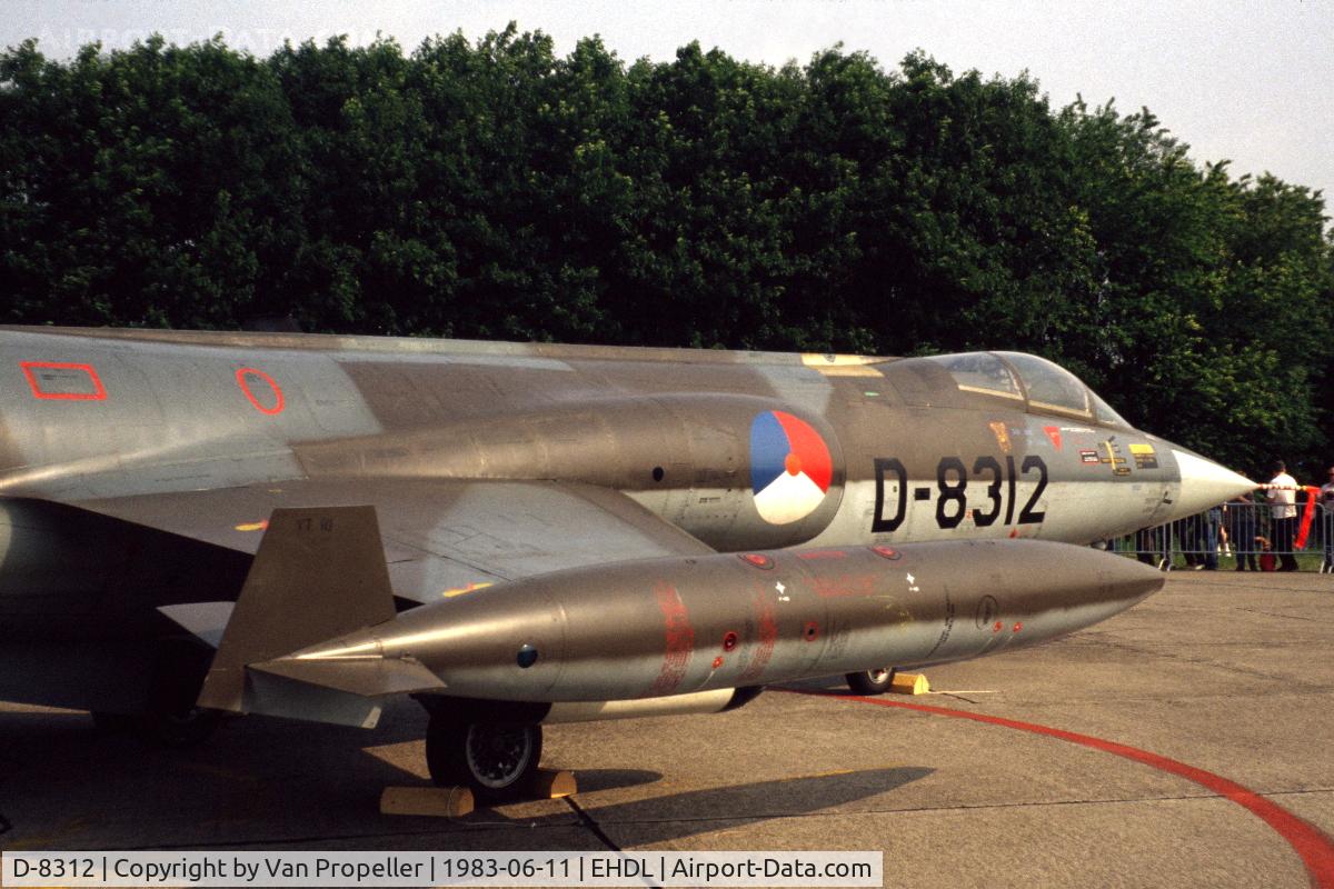 D-8312, Lockheed F-104G Starfighter C/N 683-8312, Lockheed F-104G Starfighter of the Royal Netherlands Air Force - Open Day at Deelen Air Base, 1983