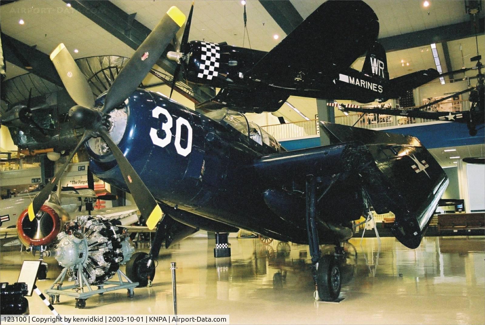 123100, 1945 Grumman AF-2S Guardian C/N 14, On display at the Museum of Naval Aviation, Pensacola.