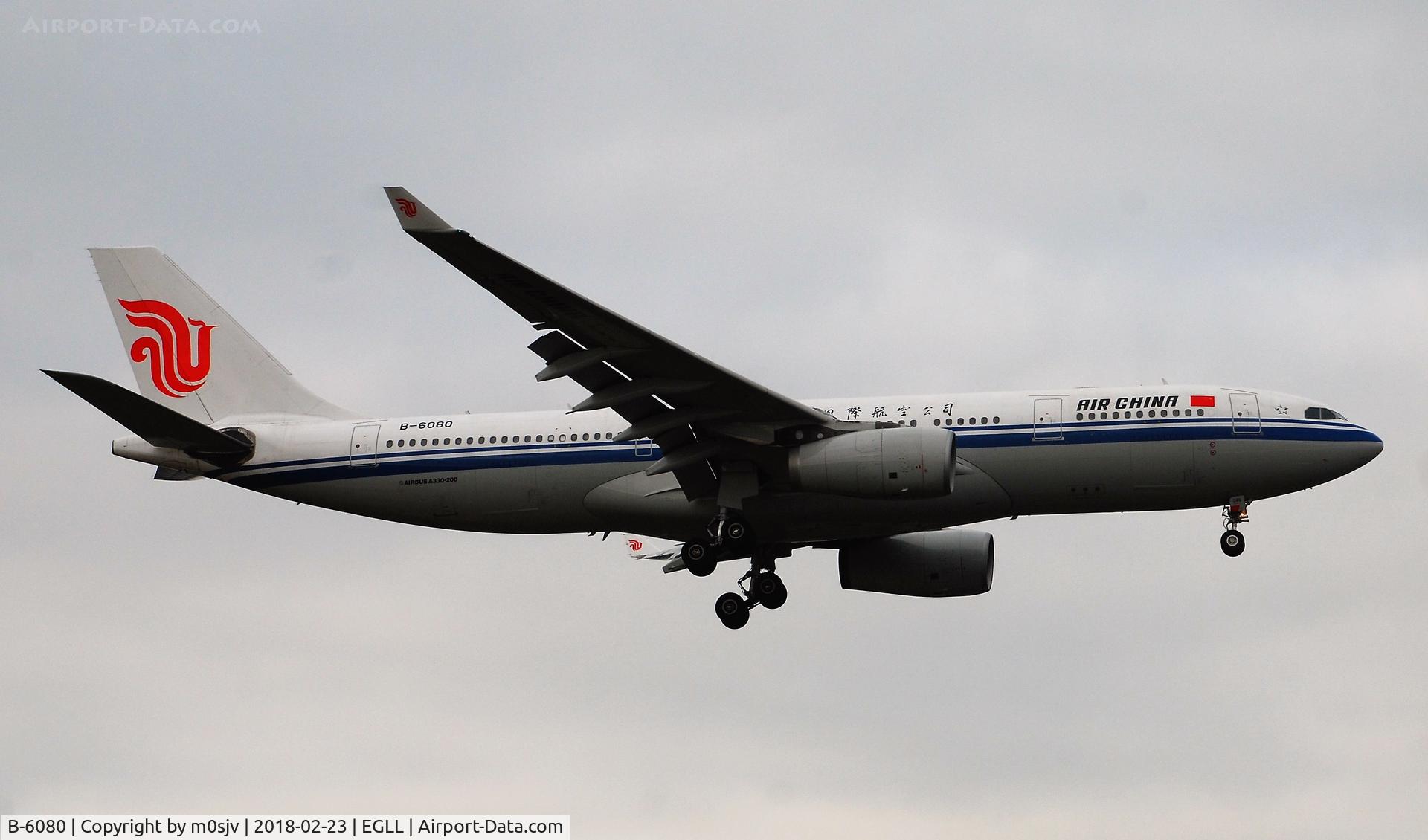 B-6080, 2007 Airbus A330-243 C/N 815, Taken from the grass verge on 29L threshold