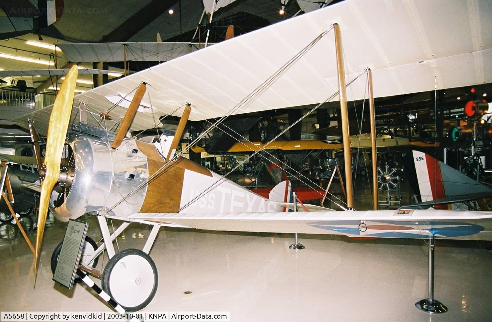 A5658, 1917 Sopwith F.1 Camel C/N C8228, On display at the Museum of Naval Aviation, Pensacola.