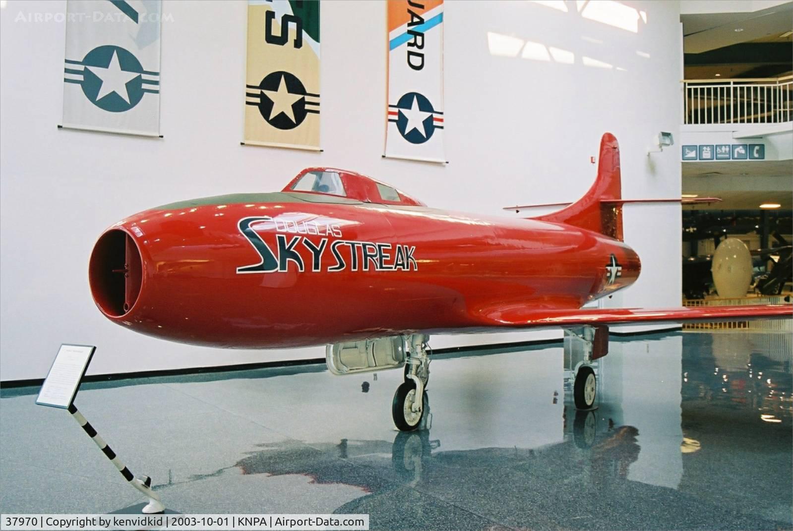 37970, 1947 Douglas D-558-1 Skystreak C/N 6564, On display at the Museum of Naval Aviation, Pensacola.