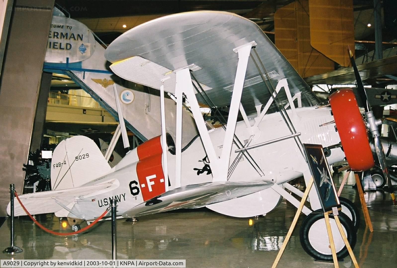 A9029, 1932 Boeing F4B-4 C/N 0000, On display at the Museum of Naval Aviation, Pensacola.