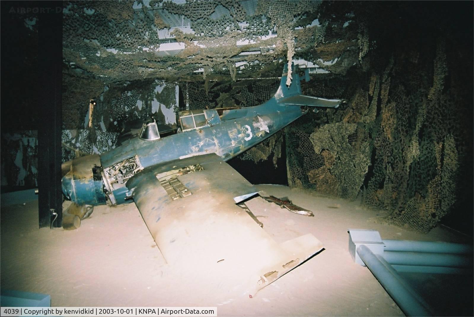 4039, Grumman F4F-3 Wildcat C/N Not found 4039, On display at the Museum of Naval Aviation, Pensacola.