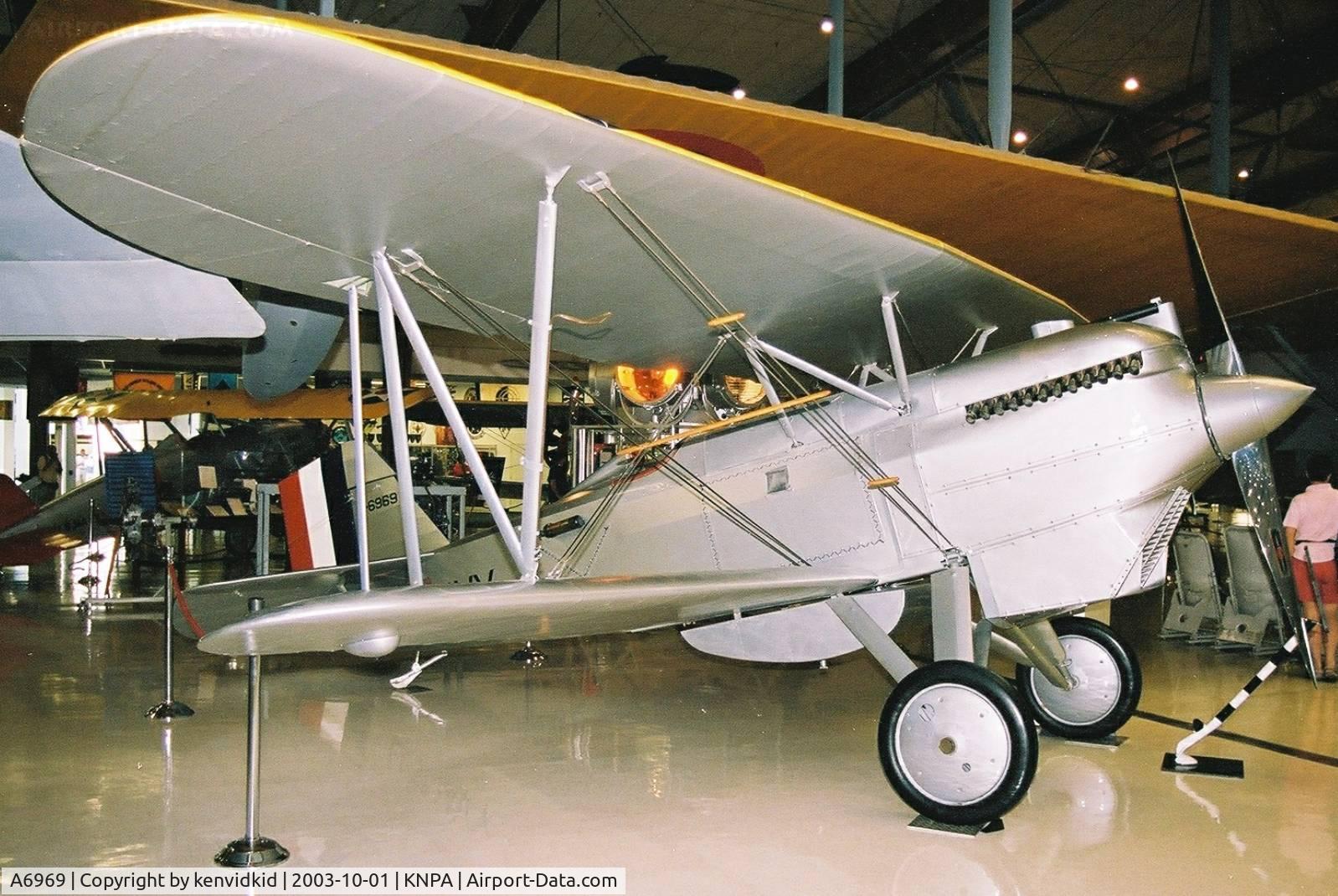 A6969, 1925 Curtiss F6C-1 Hawk C/N 60, On display at the Museum of Naval Aviation, Pensacola.