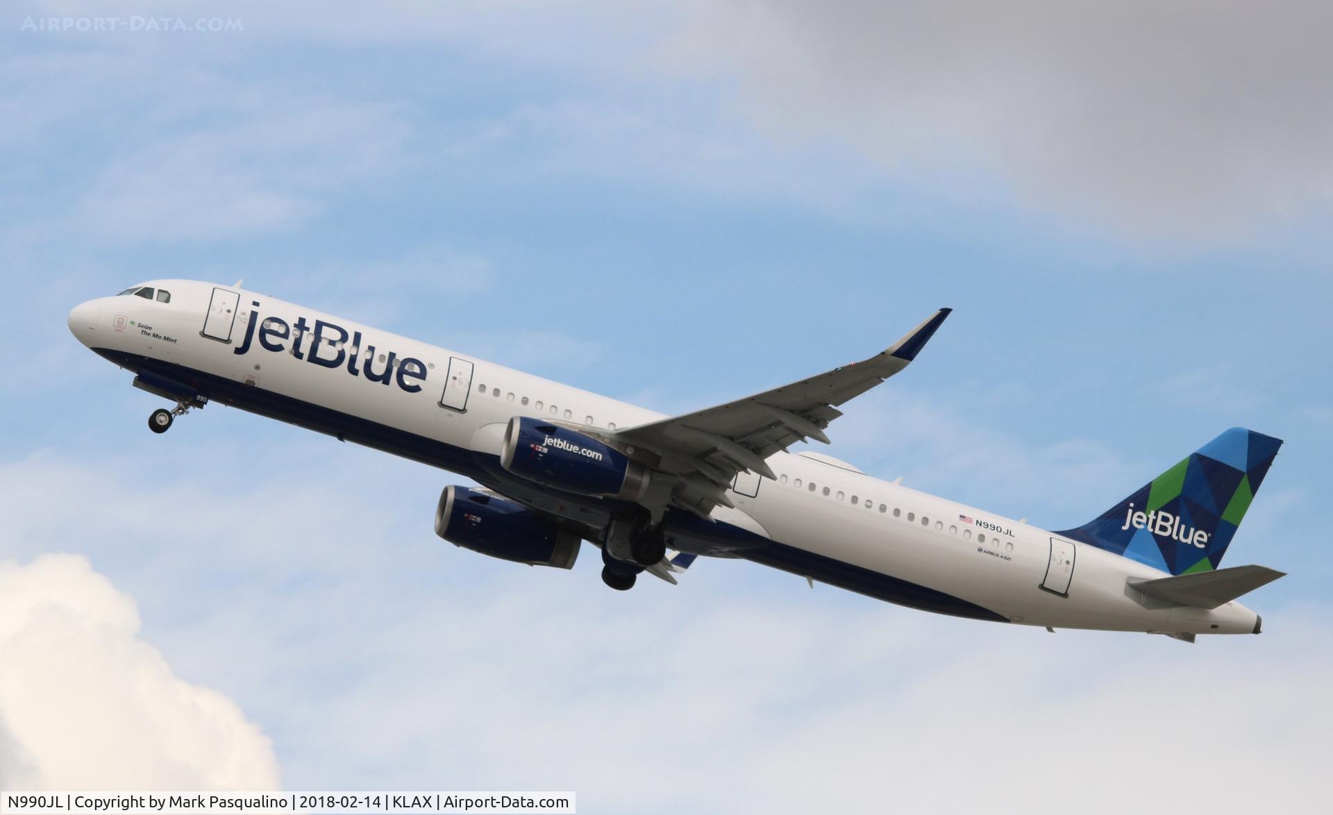 N990JL, 2017 Airbus A321-231 C/N 7993, Airbus A321-231