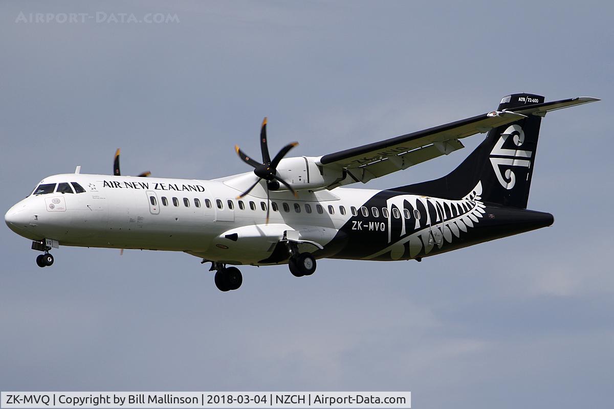 ZK-MVQ, 2017 ATR 72-212A C/N 1451, in from DUD