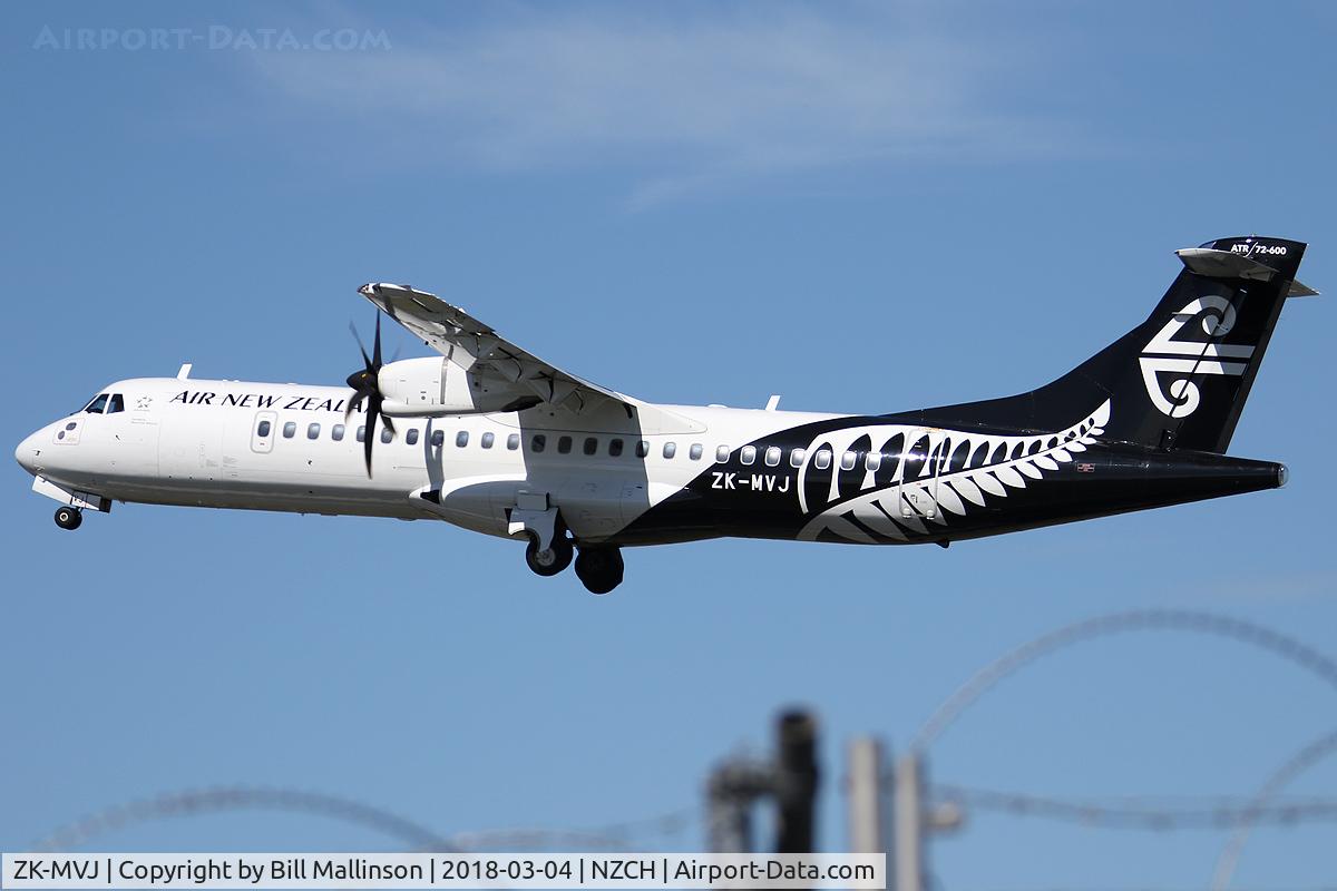 ZK-MVJ, 2016 ATR 72-600 (72-212A) C/N 1319, away to NPE