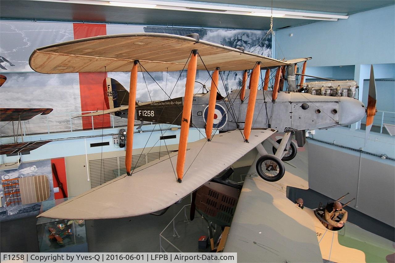 F1258, De Havilland DH-9 C/N Not found F1258, De Havilland DH-9, Air & Space Museum, Paris-Le Bourget (LFPB-LBG)