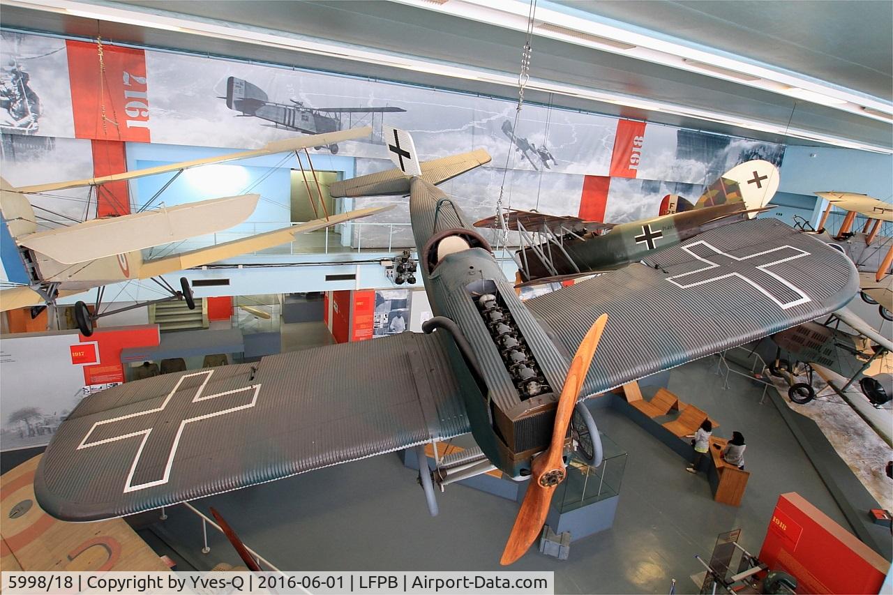 5998/18, 1918 Junkers J-9 (D-1) C/N Not found 5998/18, Junkers J-9, Air and Space Museum, Paris-Le Bourget (LFPB-LBG)