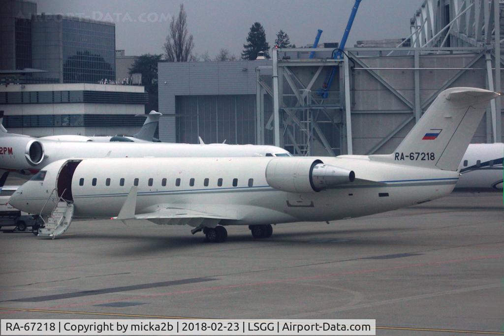 RA-67218, 2008 Bombardier CRJ-200LR (CL-600-2B19) C/N 8074, Parked