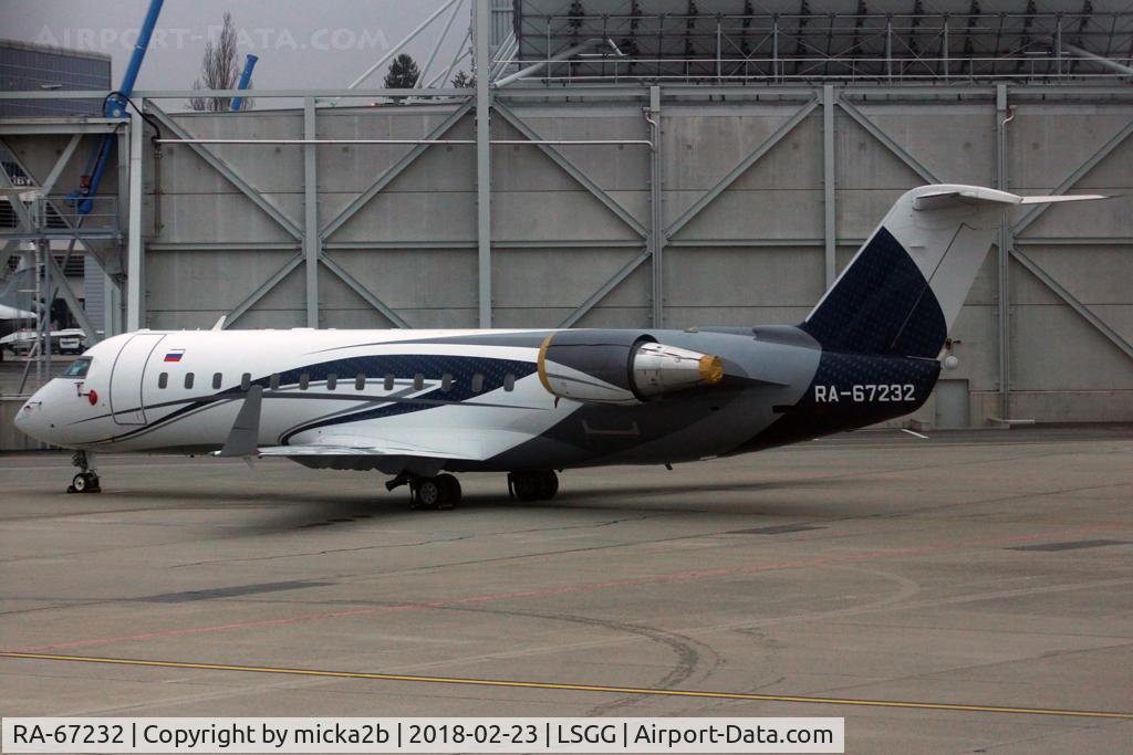 RA-67232, 2008 Bombardier Challenger 850 (CL-600-2B19) C/N 8099, Parked