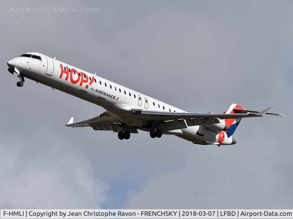 F-HMLI, 2011 Bombardier CRJ-1000EL NG (CL-600-2E25) C/N 19014, A53245 from NICE