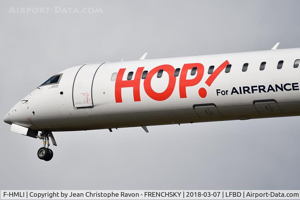 F-HMLI, 2011 Bombardier CRJ-1000EL NG (CL-600-2E25) C/N 19014, A53245 from NICE