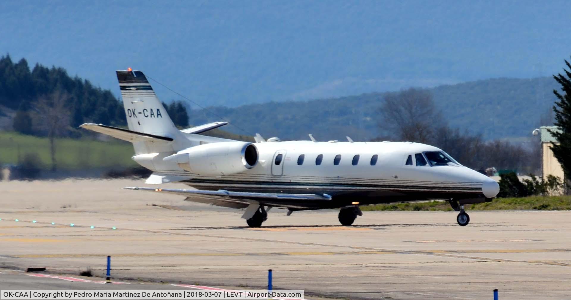 OK-CAA, 2001 Cessna 560XL Citation Excel C/N 560-5183, Foronda - Vitoria-Gasteiz - España