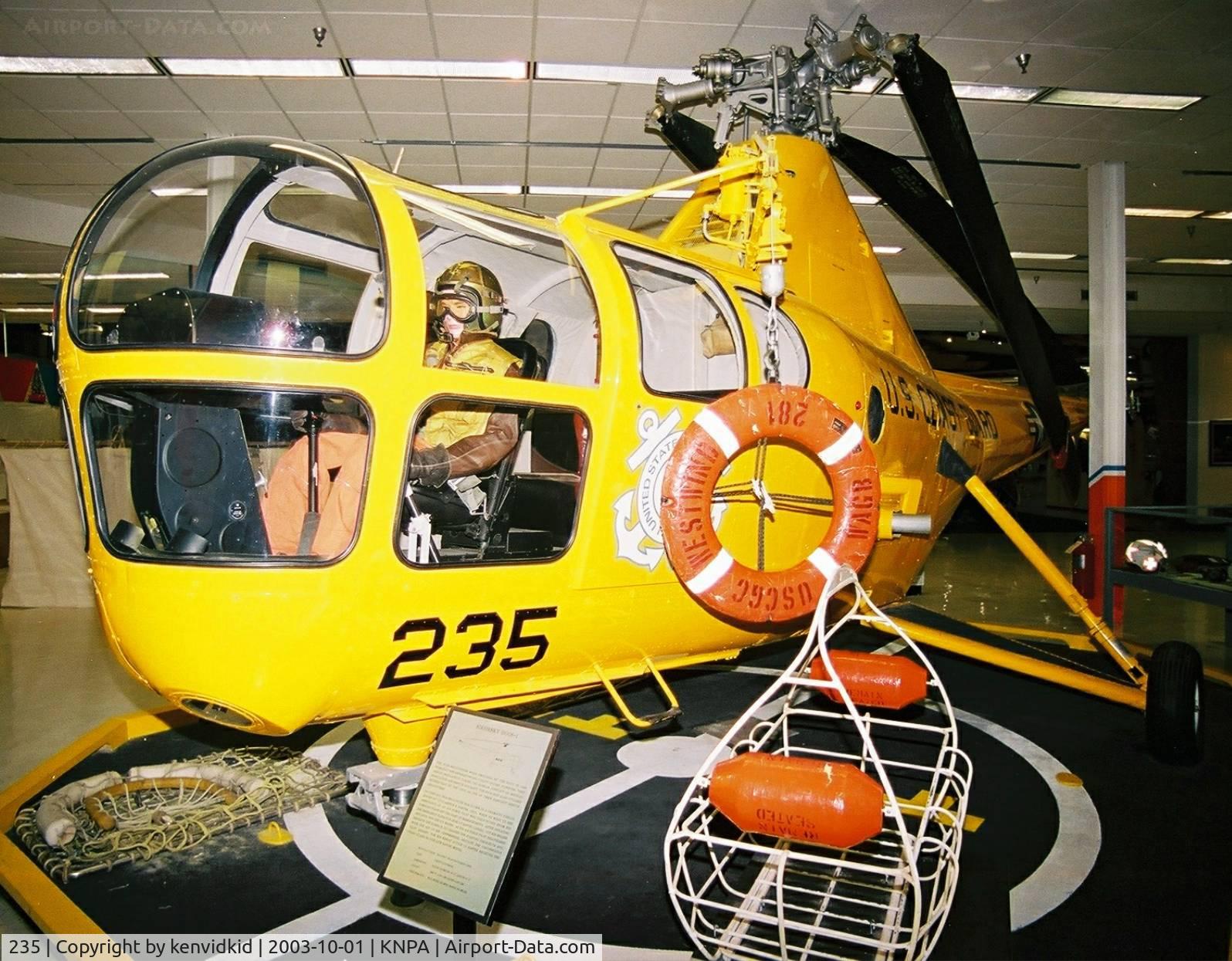 235, 1950 Sikorsky HO3S-1G C/N 51214, On display at the Museum of Naval Aviation, Pensacola.