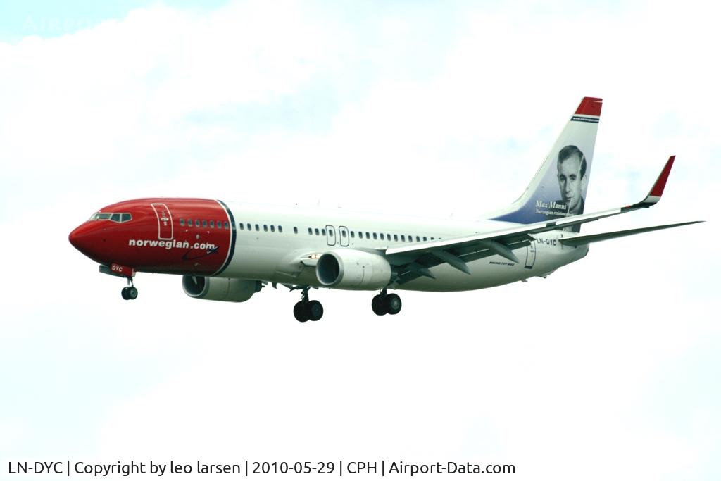 LN-DYC, 2010 Boeing 737-8JP C/N 39164, Copenhagen 29.5.2010