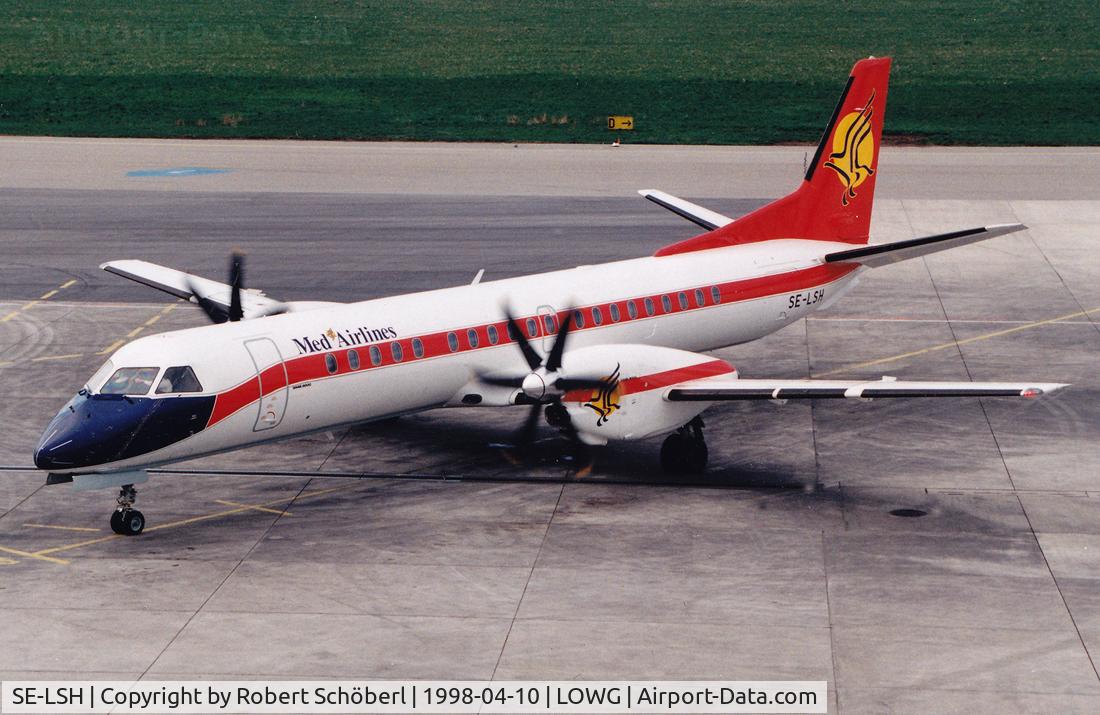 SE-LSH, 1997 Saab 2000 C/N 2000-052, SE-LSH @ LOWG