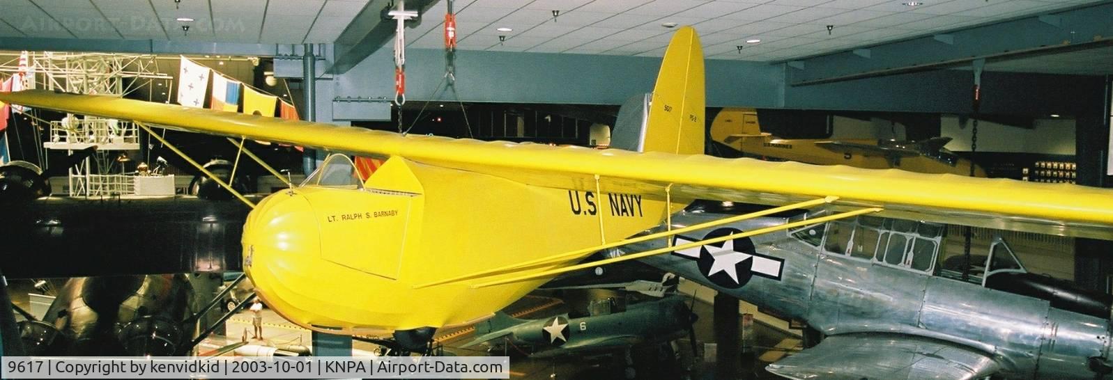 9617, 1934 Franklin PS-2 C/N 126, On display at the Museum of Naval Aviation, Pensacola.