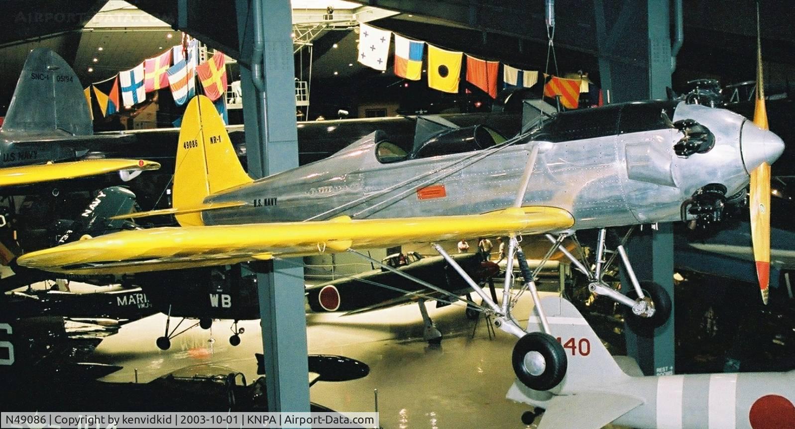 N49086, Ryan Aeronautical PT-22 C/N 1541, On display at the Museum of Naval Aviation, Pensacola.
