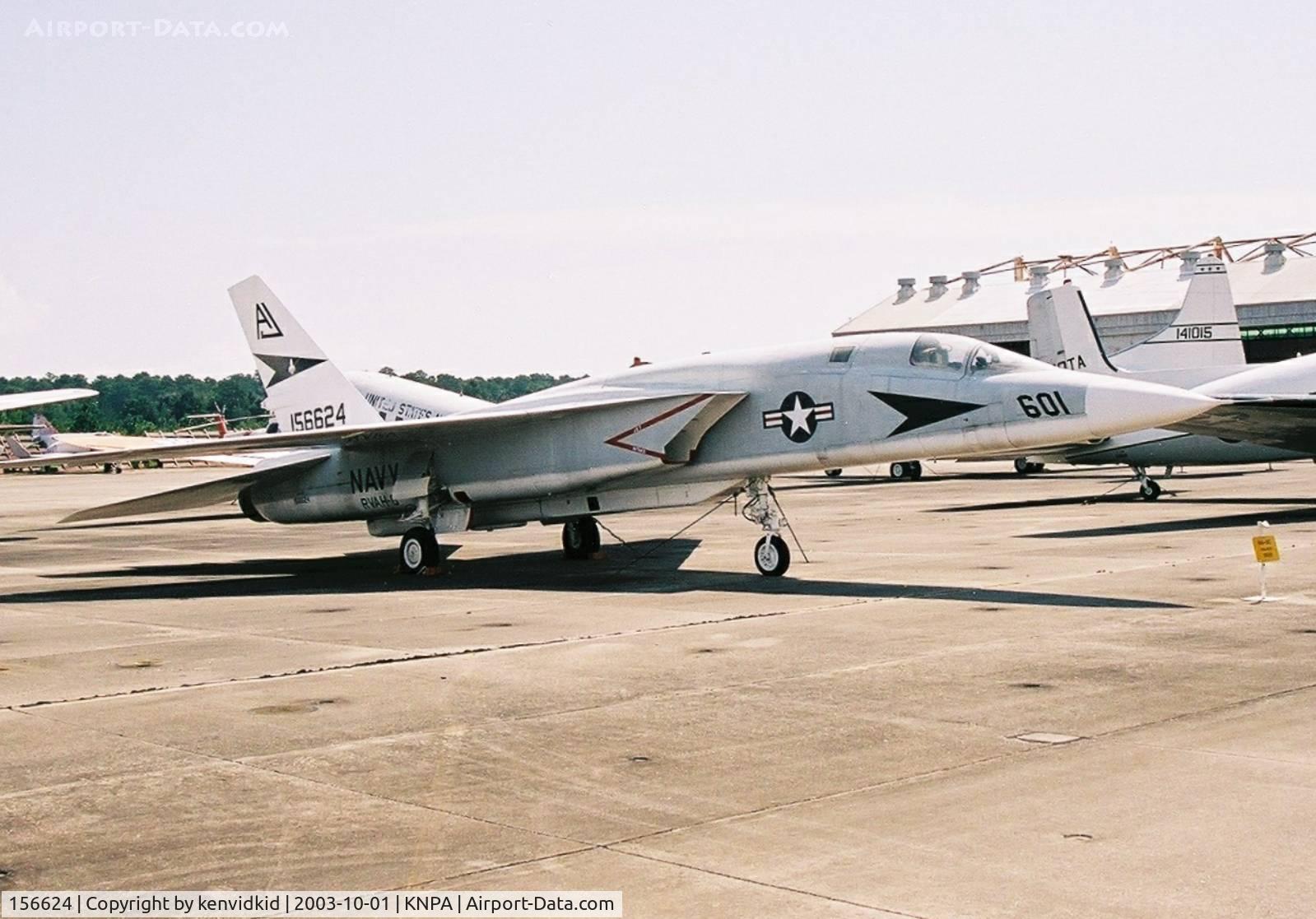 156624, 1969 North American RA-5C Vigilante C/N NR316-17, On display at the Museum of Naval Aviation, Pensacola.