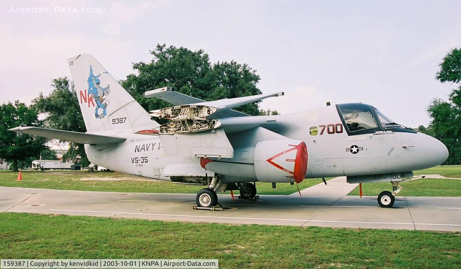 159387, Lockheed S-3B Viking C/N 394A-1023, On display at the Museum of Naval Aviation, Pensacola.
