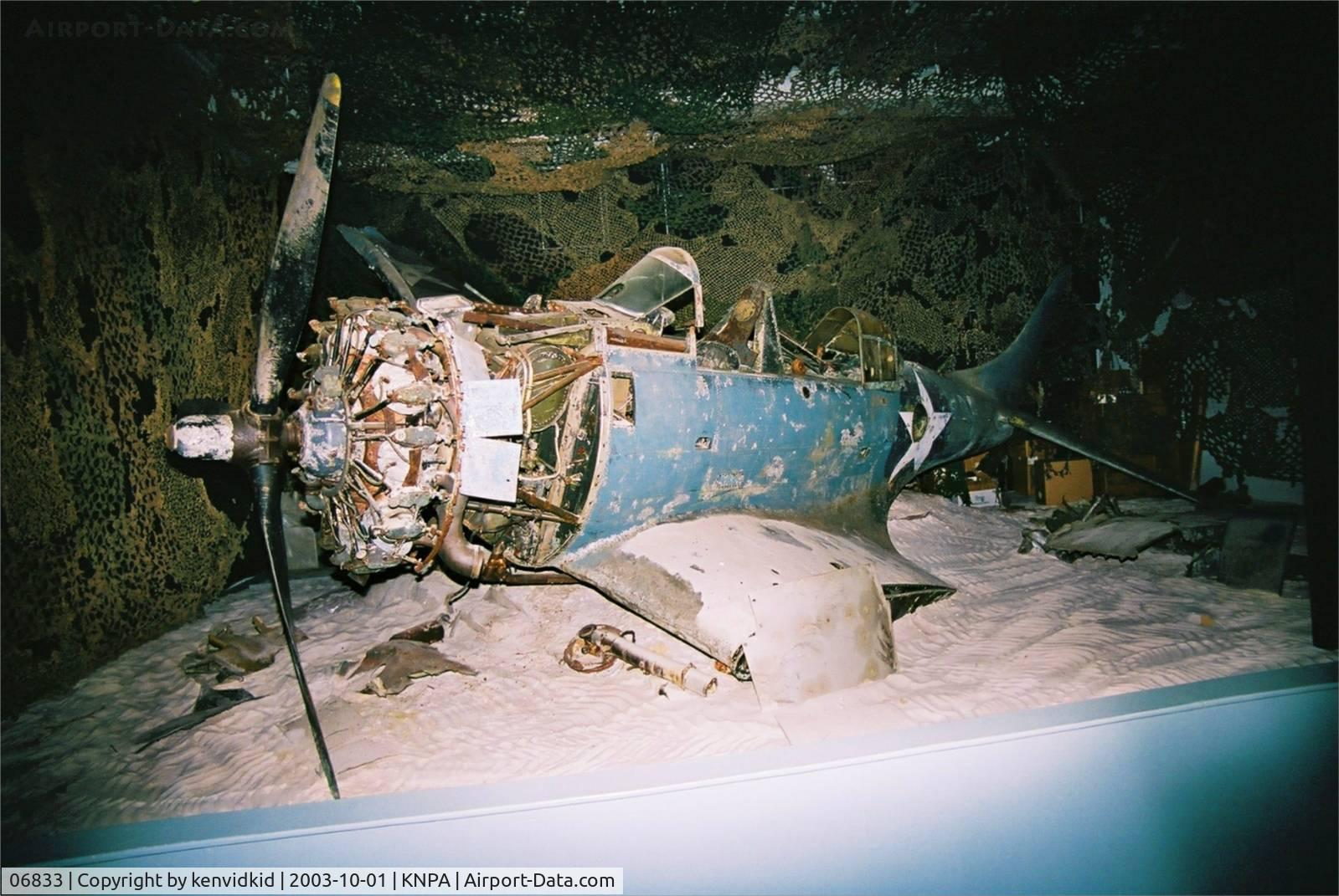 06833, Douglas SBD-4 Dauntless C/N 1708, On display at the Museum of Naval Aviation, Pensacola.