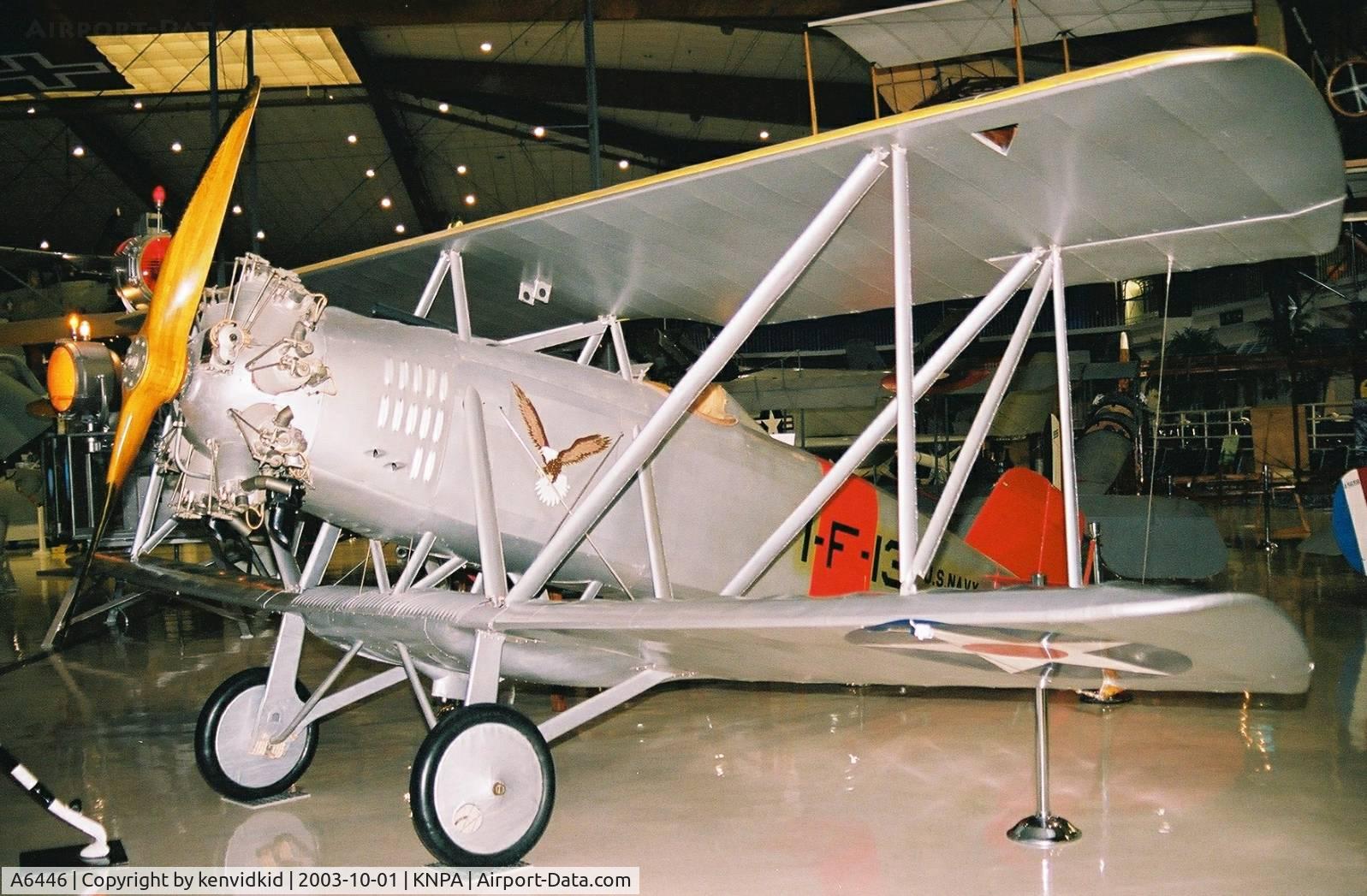 A6446, Curtiss TS-1 C/N Not found A6446, On display at the Museum of Naval Aviation, Pensacola.