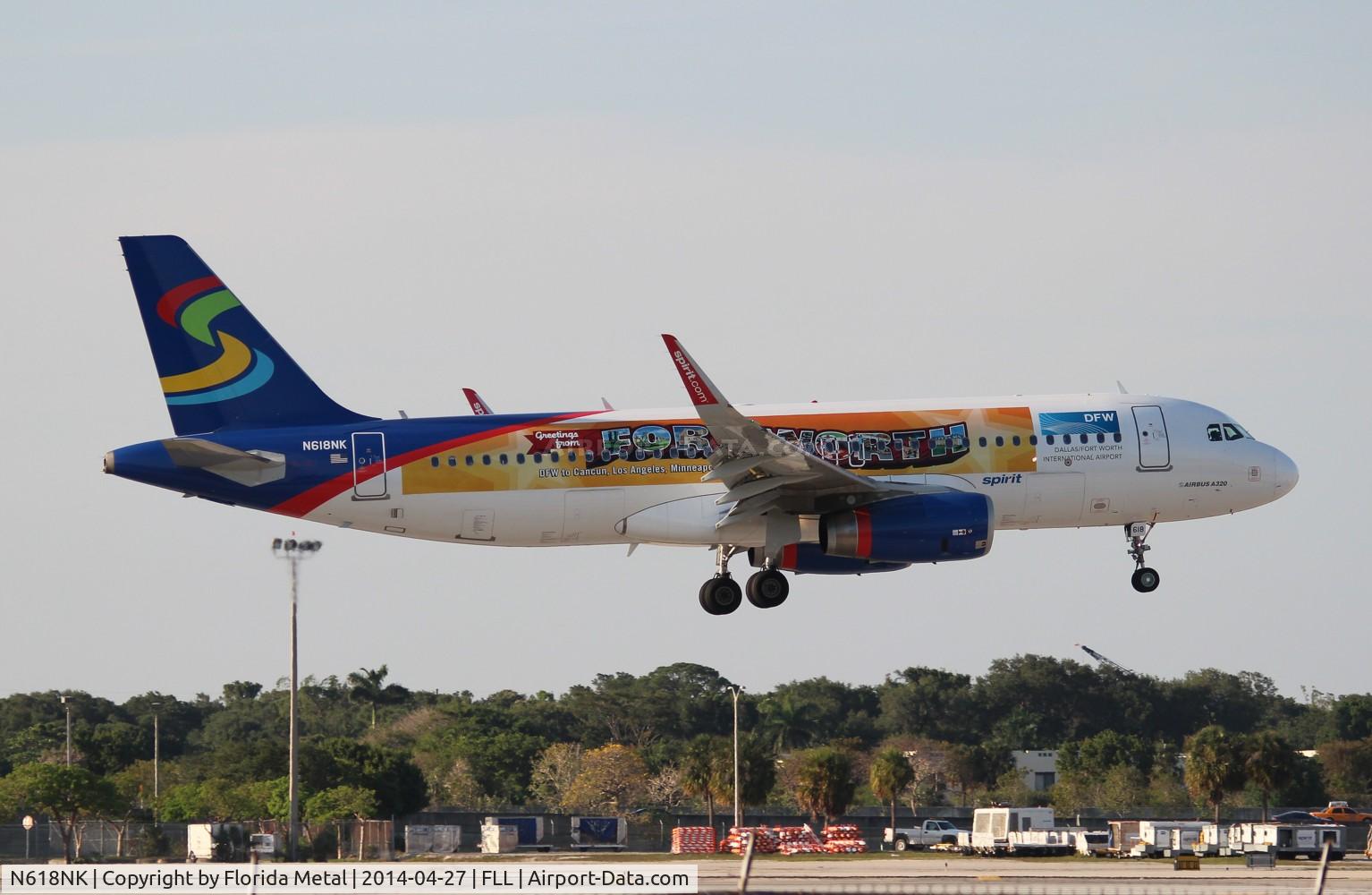 N618NK, 2012 Airbus A320-232 C/N 5458, Spirit