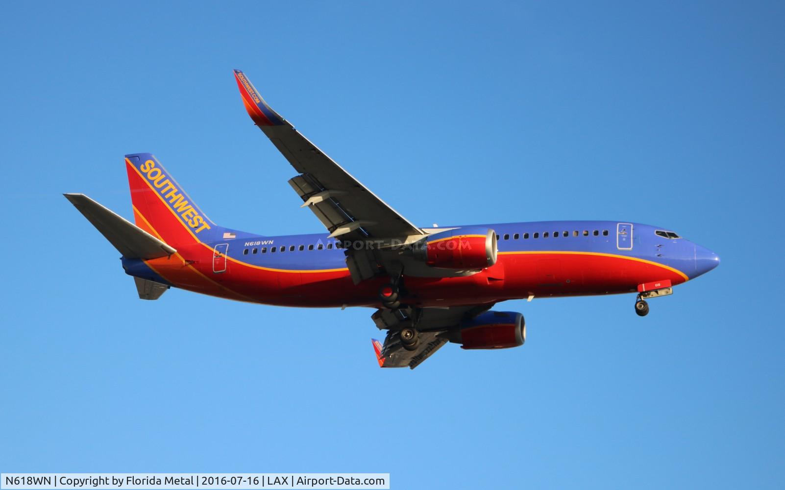 N618WN, 1995 Boeing 737-3H4 C/N 28034, Southwest
