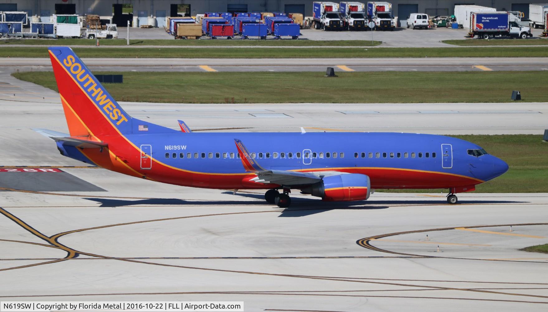 N619SW, 1995 Boeing 737-3H4 C/N 28035, Southwest