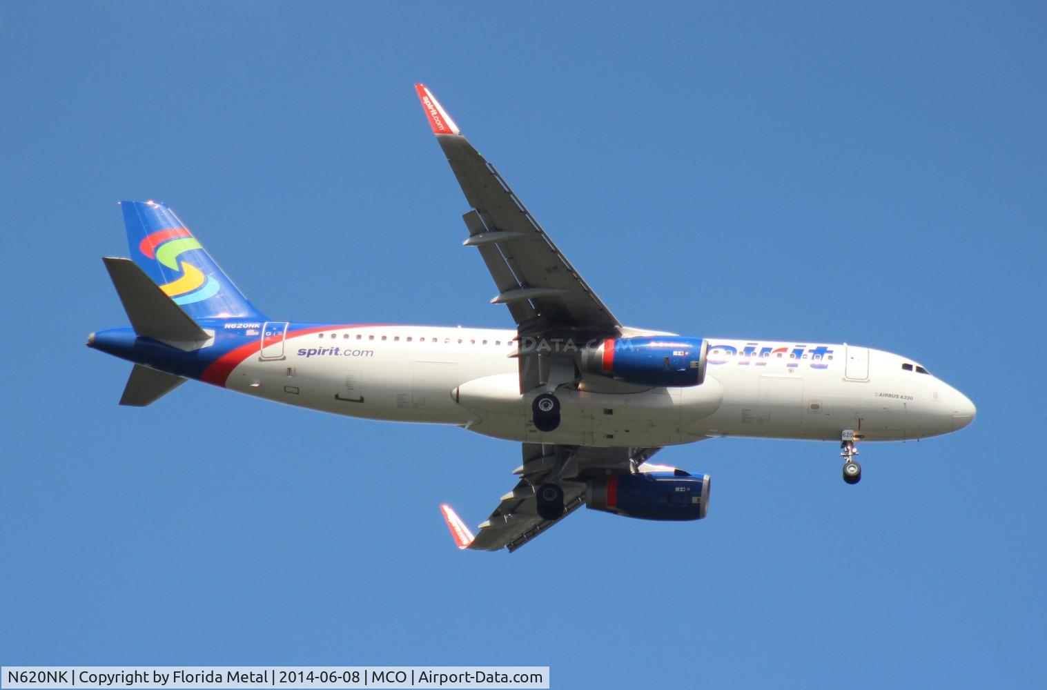 N620NK, 2013 Airbus A320-232 C/N 5624, Spirit