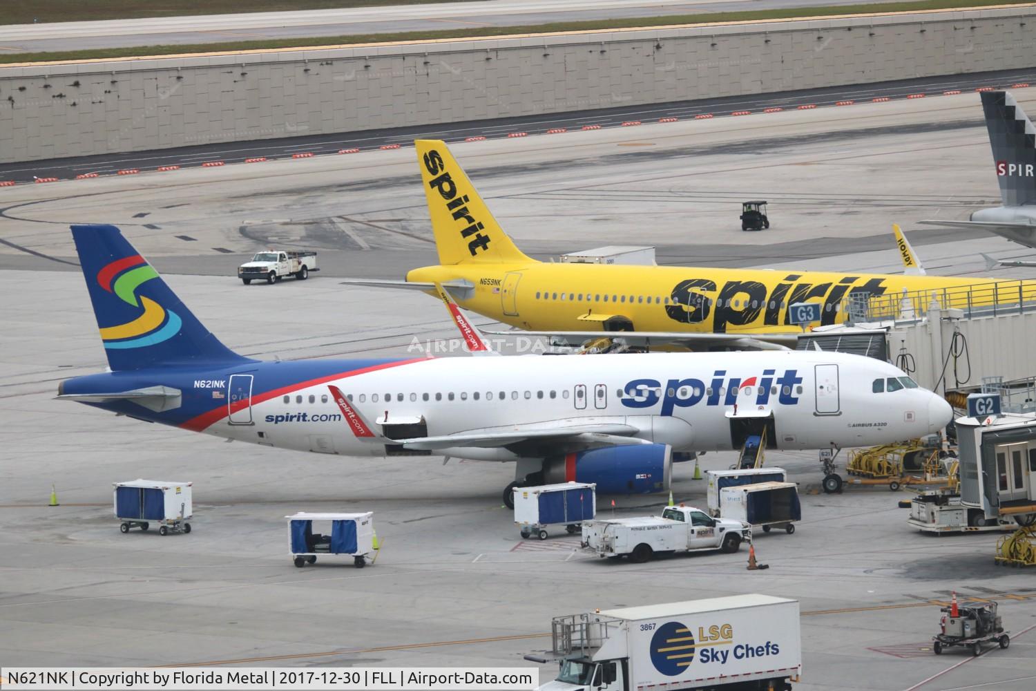 N621NK, 2013 Airbus A320-232 C/N 5672, Spirit