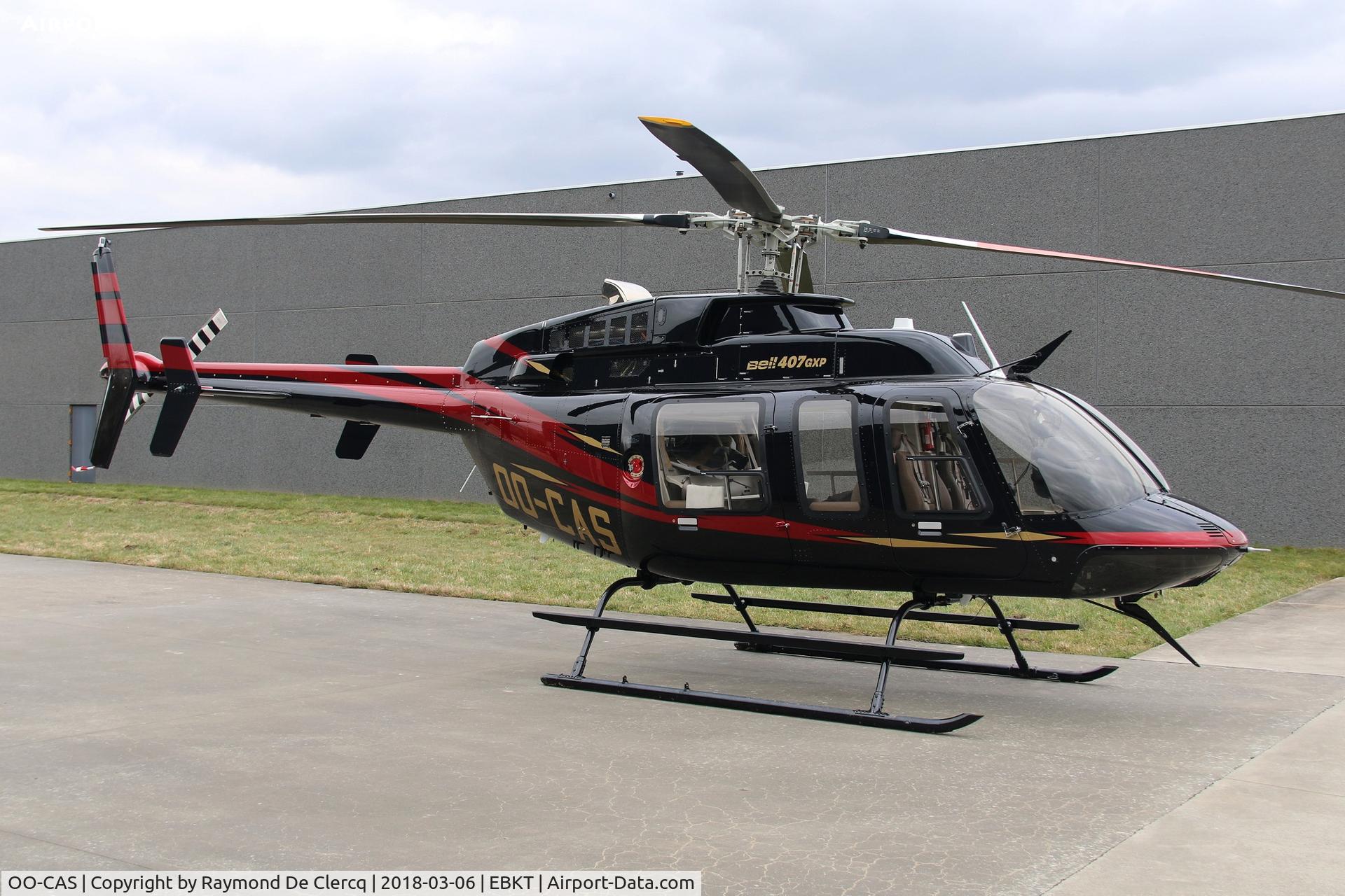OO-CAS, 2016 Bell 407 C/N 54715, At Wevelgem.