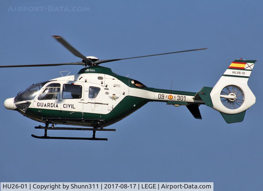 HU26-01, 2001 Eurocopter EC-135P-2 C/N 0191, Landing rwy 20