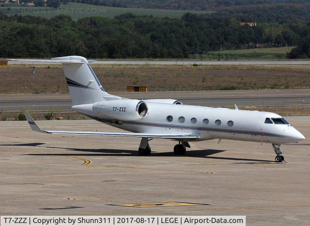 T7-ZZZ, 2012 Gulfstream Aerospace GIV-X (G450) C/N 4273, Parked at the Airport...