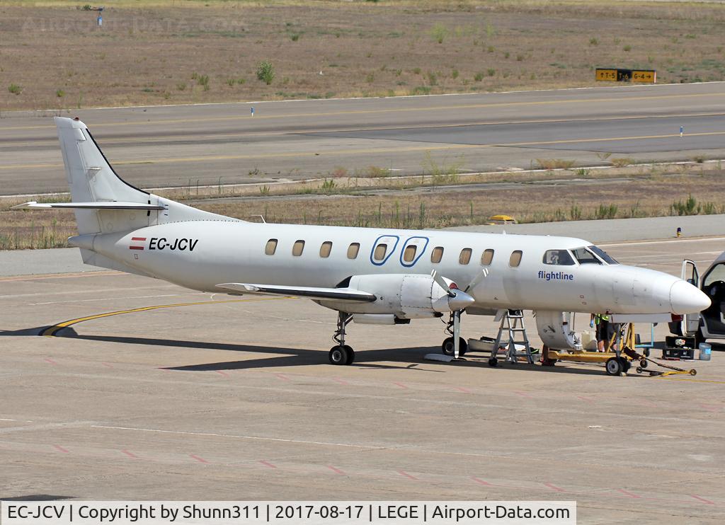 EC-JCV, 1975 Swearingen SA-226AT Merlin IVA C/N AT-038, Parked at the Airport...