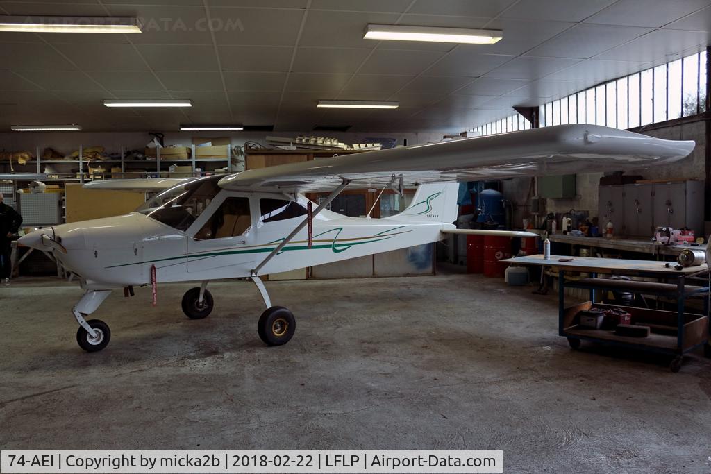 74-AEI, 2013 Tecnam P-92 Echo C/N Not found 74-AEI, Parked