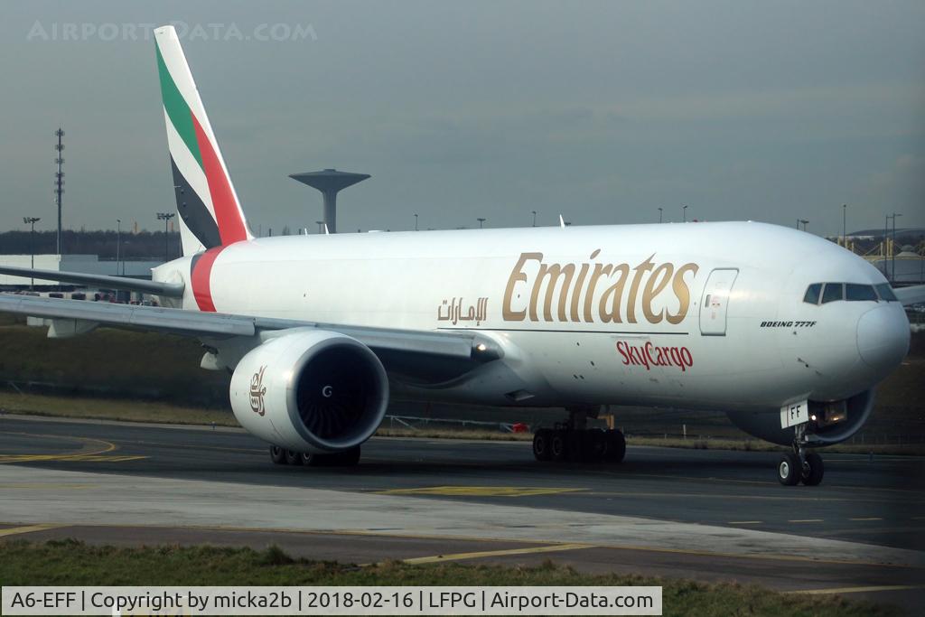 A6-EFF, 2011 Boeing 777-F1H C/N 35612, Taxiing