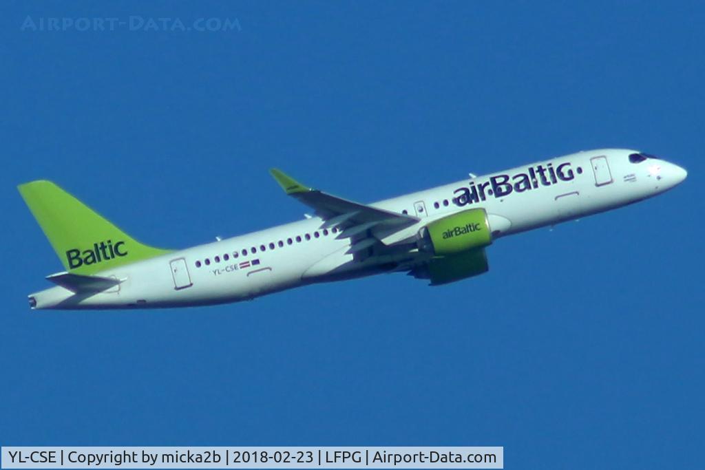 YL-CSE, 2017 Bombardier CSeries CS300 (BD-500-1A11) C/N 55007, Take off