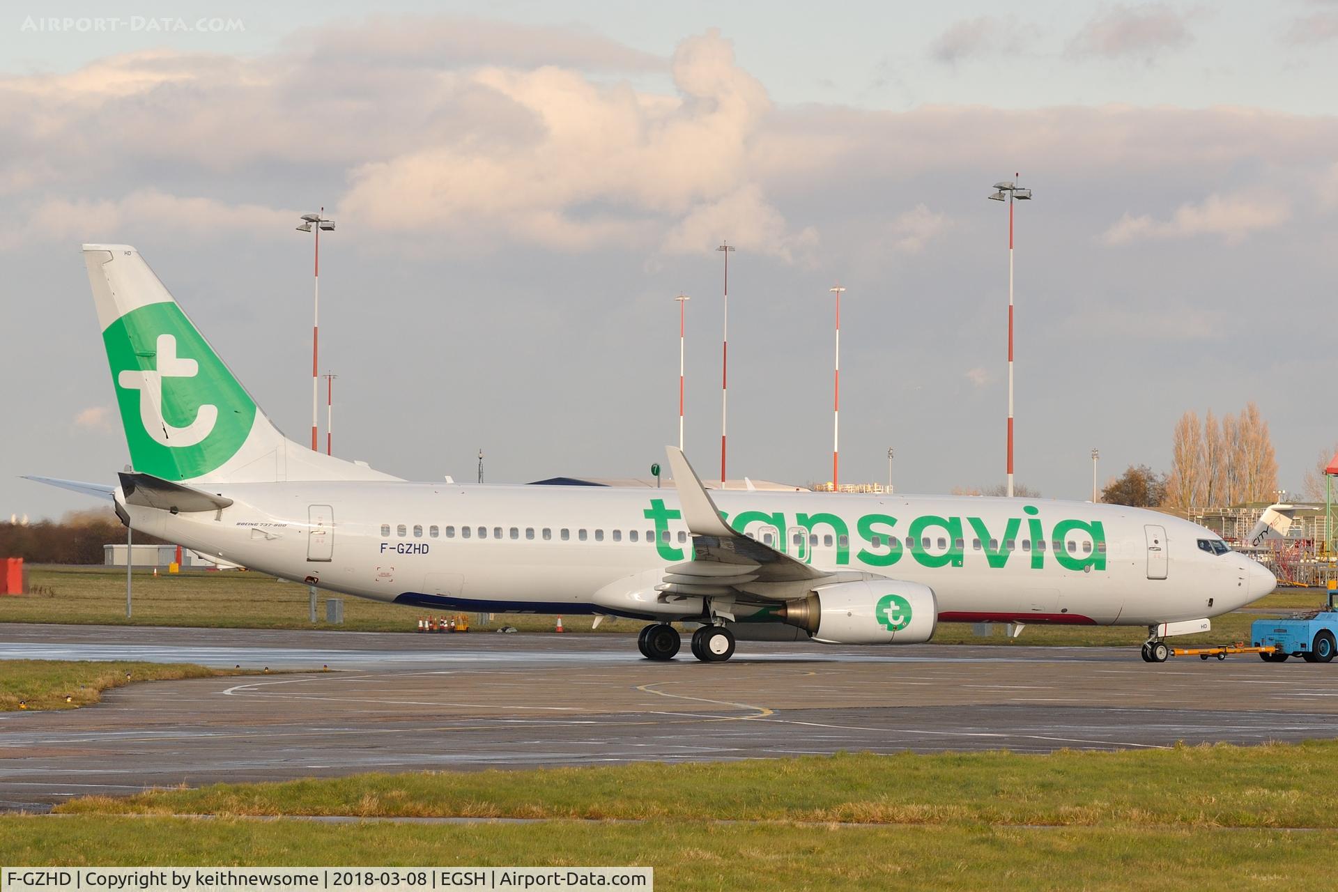 F-GZHD, 2008 Boeing 737-8K2 C/N 29650, Returning to maintenance following engine runs.