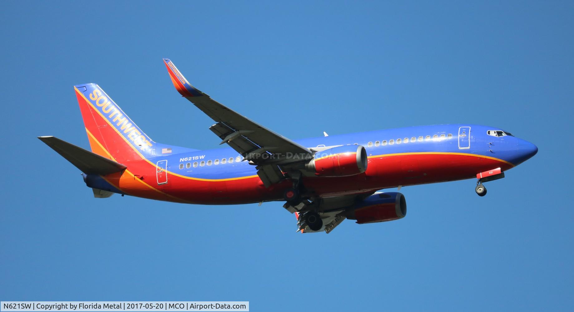 N621SW, 1996 Boeing 737-3H4 C/N 28037, Southwest
